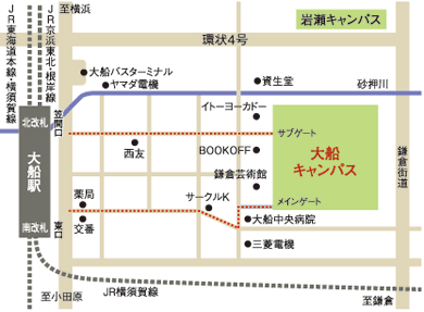 駅からの地図