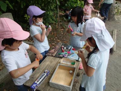 １週間を終えて 子どもの遊びの様子 幼稚部だより 鎌倉女子大学 幼稚部
